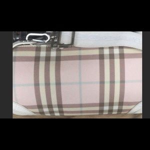 Burberry nova check barrel shoulder bag